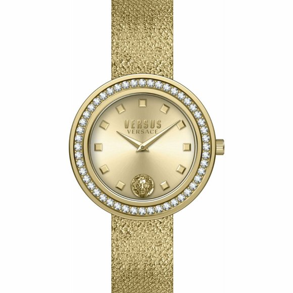 Versace Ladies Diamond Gold Versus Watch! New - Picture 1 of 4